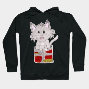 Timmy the Tin Can Cat Hoodie